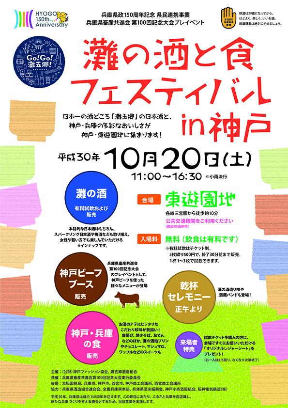 灘の酒と食フェスティバル in 神戸  ～ Ｇｏ！Ｇｏ！灘フェス ～